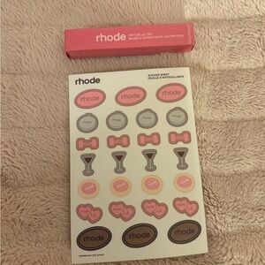 Rhode sugar cookie with stickers